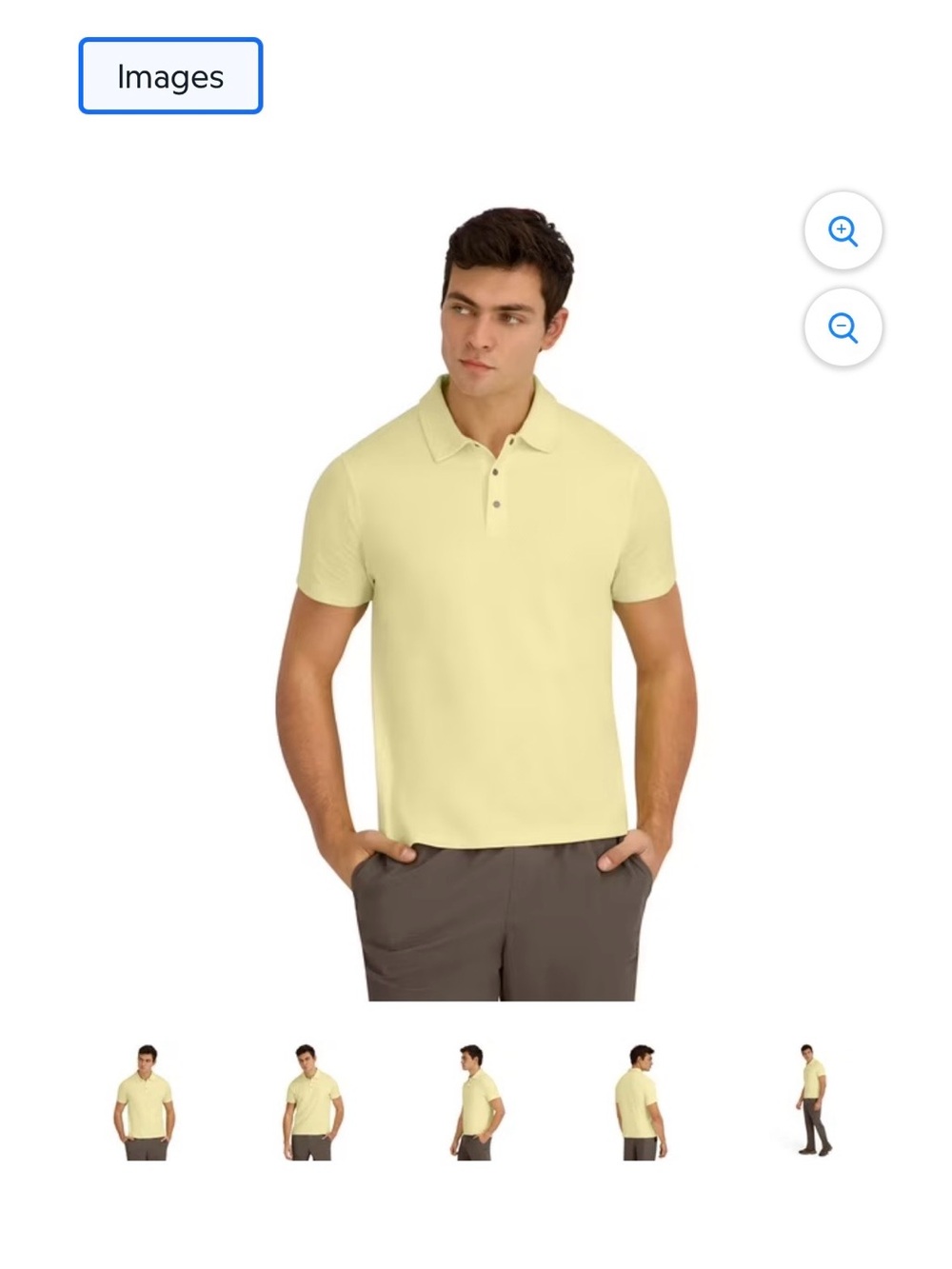 Outdoor Voices Men's Polo in Bright Yellow